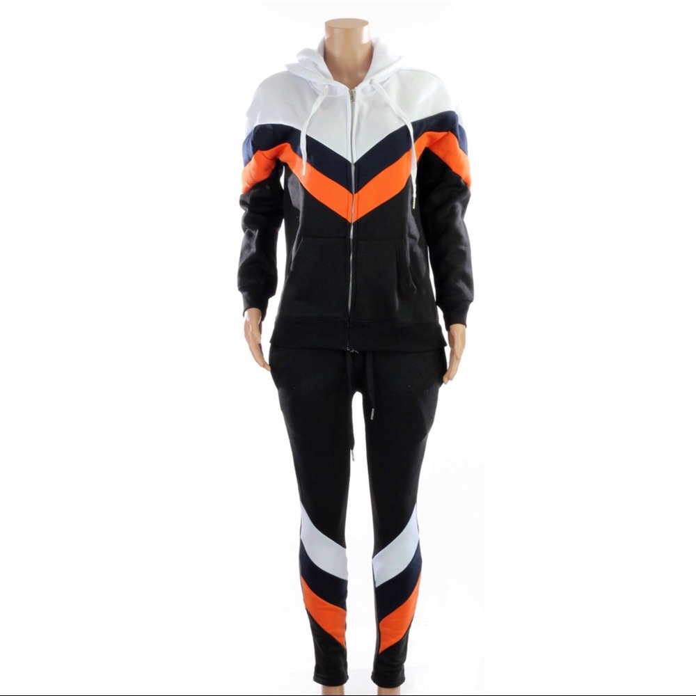 Chevron sweatsuit